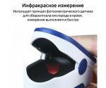 Пульсометр для измерения пульса и сатурации JZK-302 Синий, пульсоксиметр на палец — фото 5