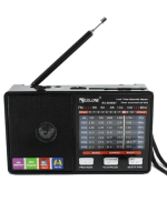 Радиоприемник аккумуляторный Golon RX 8866 с фонариком + BT / FM приемник Golon на батарейках USB MP3