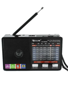 Радиоприемник аккумуляторный Golon RX 8866 с фонариком + BT / FM приемник Golon на батарейках USB MP3