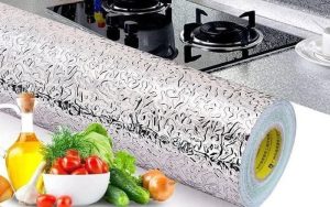 Самоклеющаяся фольга для кухни 3 метра — фото 2