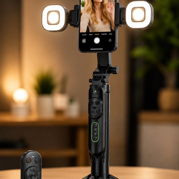 Штатив трипод Q625 с AI-автоотслеживанием лица, поворот 360°