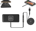 Силиконовый коврик в авто с быстрой беспроводной зарядкой Car Wireless Pad C1 15W — фото 4