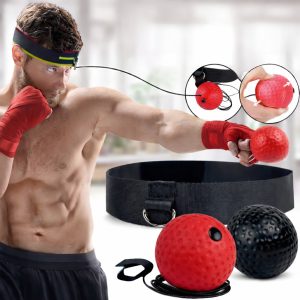 Тренажер мяч для бокса Fight Ball Файт Болл, мячик на резинке