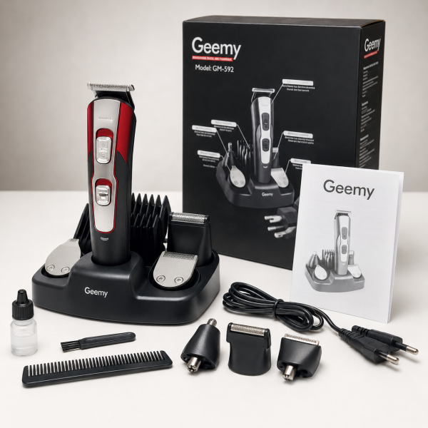 Машинка для стрижки волос Gemei GM-592 10 в 1, Электробритва, триммер