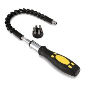 Удлинитель гибкий для отвертки и дрели Snake Bit 30см черный — фото 2