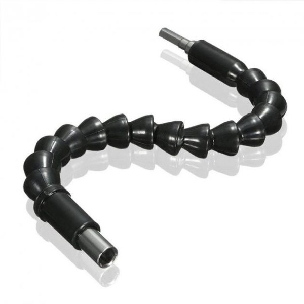 Удлинитель гибкий для отвертки и дрели Snake Bit 30см черный
