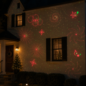 Уличный новогодний лазерный проектор Star Shower Motion Laser Light — фото 2