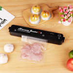 Вакууматор Vacuum Sealer вакуумный упаковщик для еды, бытовой вакууматор черный — фото 3