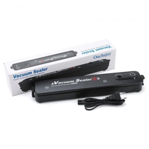 Вакууматор Vacuum Sealer вакуумный упаковщик для еды, бытовой вакууматор черный — фото 2
