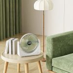 Вентилятор настольный Fan Portable USB / Аккумуляторный настольный вентилятор 3 скорости работы — фото 4