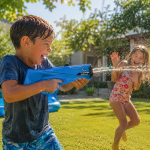 Водяной пистолет детский Shark Water Gun / Бластер водный автомат — фото 2