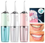 Ирригатор портативный Oral Irrigator 3 режима работы, 2 насадки — фото 7