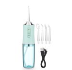 Ирригатор портативный Oral Irrigator 3 режима работы, 2 насадки — фото 8