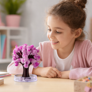 Искусственный цветок сакуры Magic Sakura / Творческий набор для выращивания кристаллов — фото 2